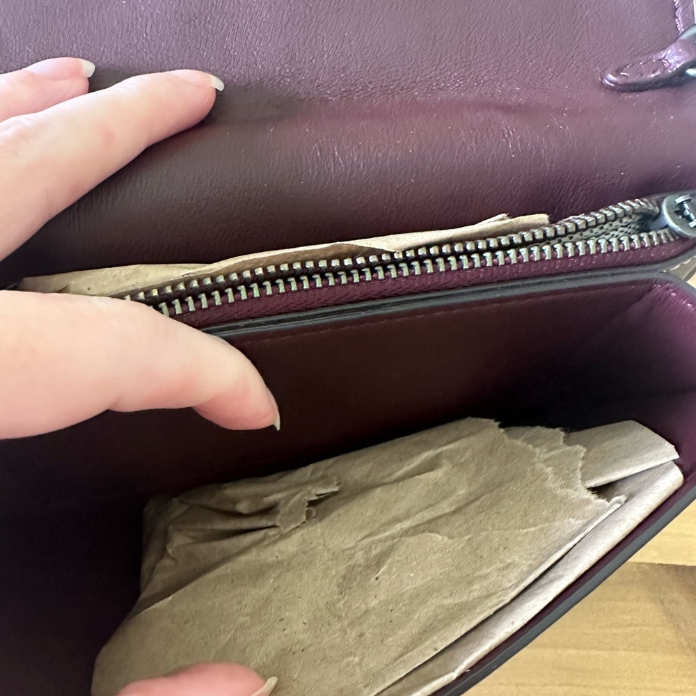 Coach 1941 Gray Glovetanned Leather Clutch Wristlet - Picture 7 of 9